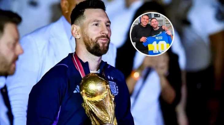 Hablo mucho con Román: la frase de Messi que volvió locos a los hinchas de Boca