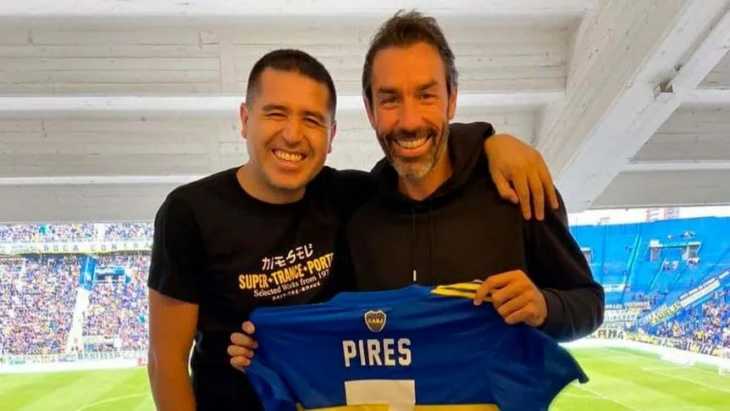 Pirès y su amistad con Riquelme: el asado, su rol en Boca y de los mejores argentinos que vi jugar
