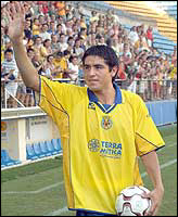 Foto Juan Roman Riquelme presentaci�n Villarreal