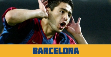 Riquelme en Barcelona