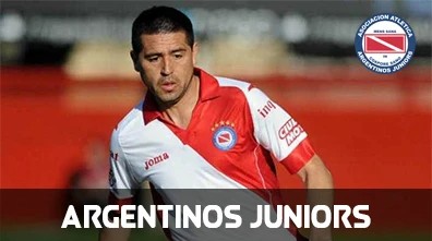 Fotos de Riquelme con Argentinos Juniors
