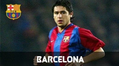 Fotos de Riquelme con Barcelona