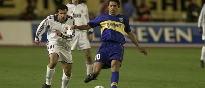 Riquelme contra Madrid en Copa Intercontinental Riquelme contra Madrid en Copa Intercontinental