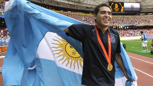 Riquelme en Juegos Olímpicos Beijing 2008
