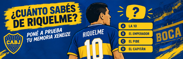 ¿Cuánto sabés de Riquelme?