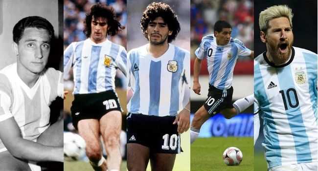 15 jugadores que usaron la n° 10 de la Selección Argentina y probablemente no recordabas