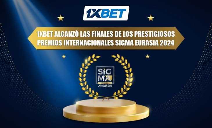 1xBet alcanzó las finales de los prestigiosos premios internacionales SiGMA Eurasia 2024. 