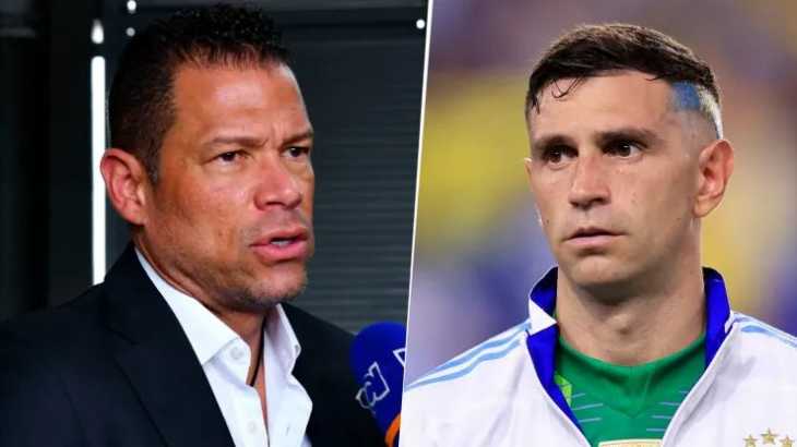 Óscar Córdoba sorprendió con su frase sobre el Dibu Martínez: Yo no