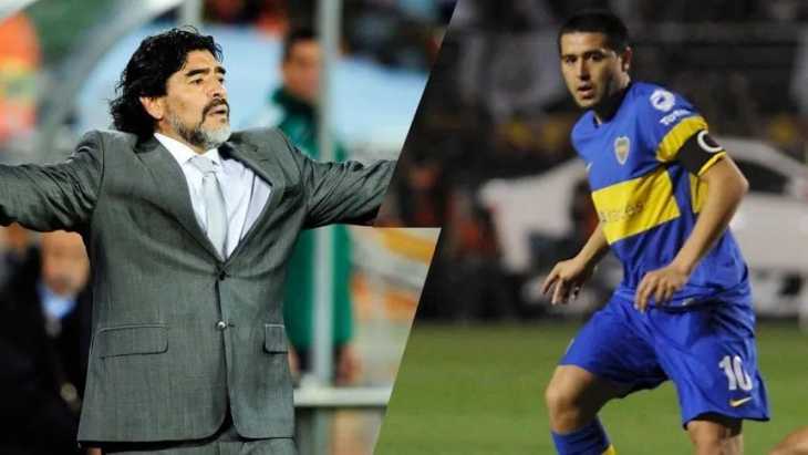 A 11 años del me siento vacío y llenate: La relación entre Román Riquelme y Diego Maradona