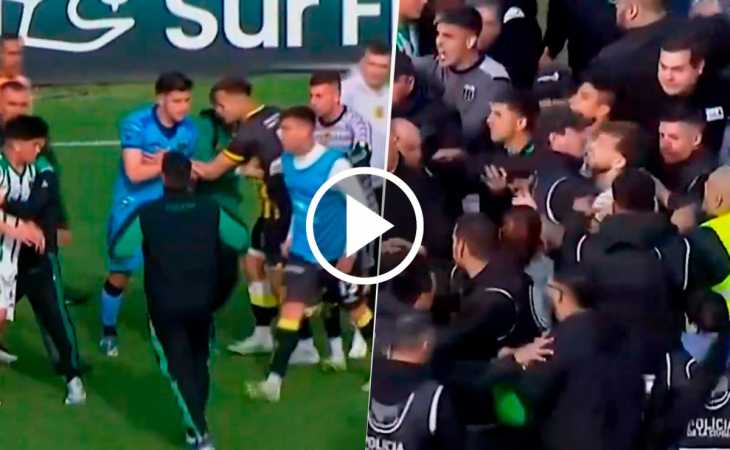 A las piñas: un jugador de Boca quedó en el medio de una pelea en Chicago-Almirante