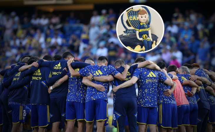 A pesar de su pasado en River, un ex Boca subió una foto del cumpleaños azul y oro de su hijo