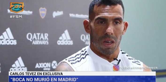 A Tevez le preguntaron si Boca murió en Madrid y...