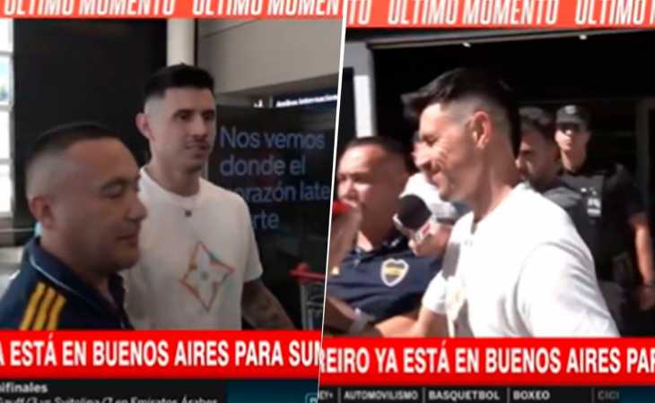 Adam Bareiro llegó a Argentina: qué dijo de Boca, el contrato que tendrá y cuándo debutará