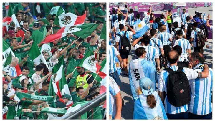 Aficionados de México y Argentina protagonizan pelea campal a pocos días de su duelo en el mundial