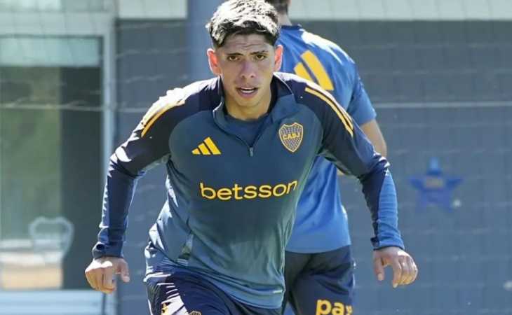 Alarma en Boca: Carlos Palacios se hace estudios tras el entrenamiento de este viernes