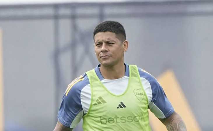 Alarma en Boca: Marcos Rojo se entrenó diferenciado por molestias físicas