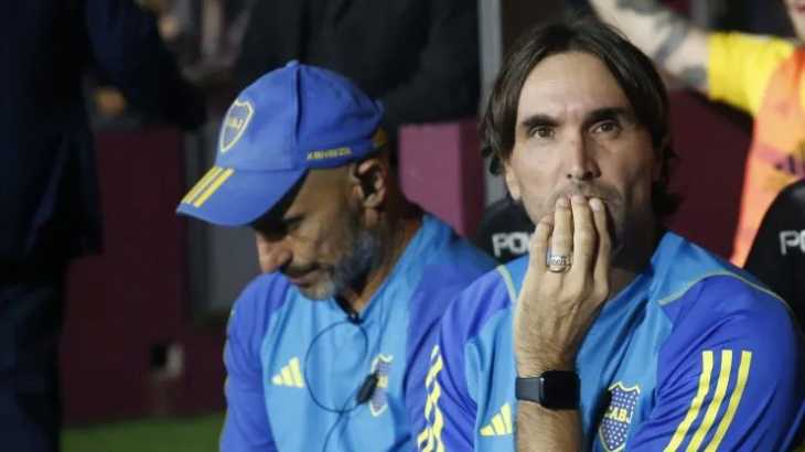 Alarma en Boca: Nicolás Figal no pudo entrenar y se retiró de la práctica