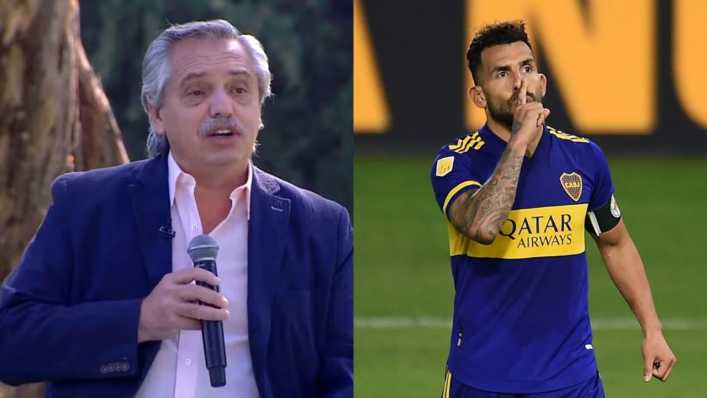 Alberto Fernández se metió en la gran polémica del Superclásico: Un foul terrible hizo Tevez