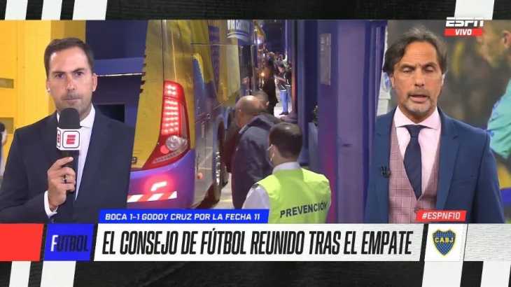 Alerta en Boca: Battaglia suspendió la conferencia de prensa y Riquelme se reunió con el Consejo