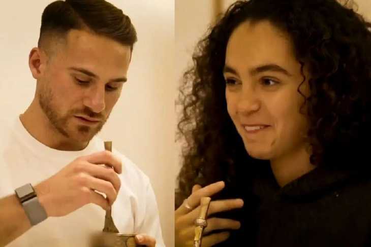 Alexis Mac Allister le enseña a hacer y tomar mate a una inglesa y su reacción se hace viral