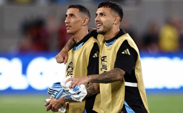 Ángel Di María y una divertida frase para Paredes antes de Boca vs. Central: “Alguna patadita...”