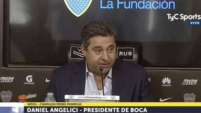 Angelici habló sobre Tévez y sobre refuerzos para la Libertadores