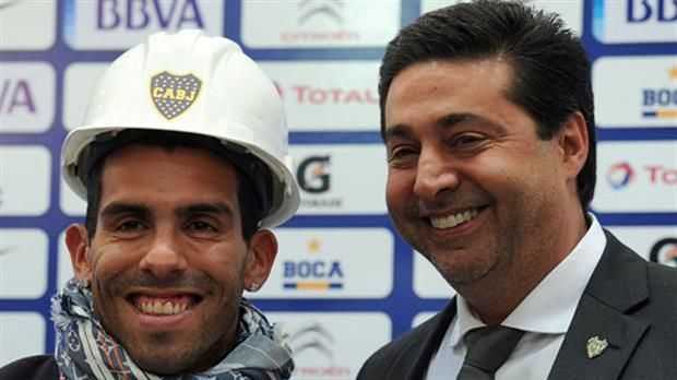 Angelici le puso fecha al posible retorno de Carlos Tevez