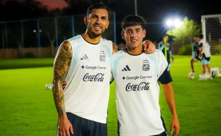 Aranda compartió fotos con la Selección Argentina que conmovieron al Mundo Boca: “Momento único”