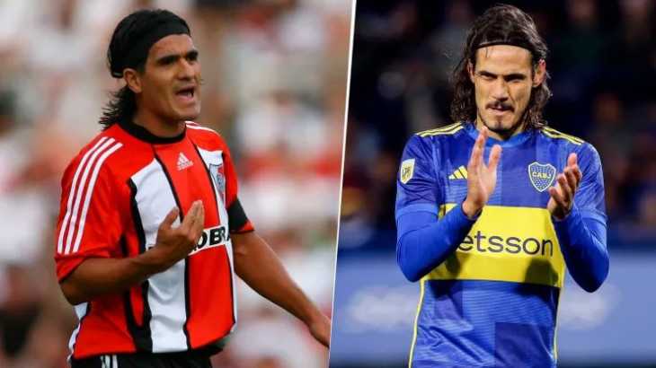 Ariel Ortega elogió a Edinson Cavani y habló de su sequía goleadora