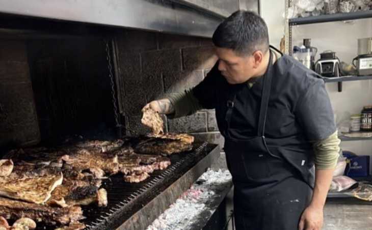 Asado de la cábala en Boca Predio