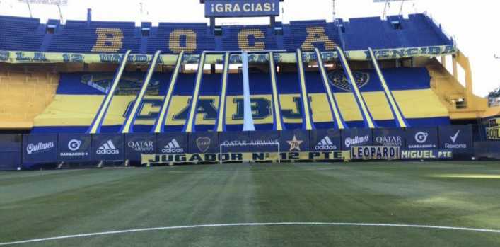 Así está la Bombonera para el Súper