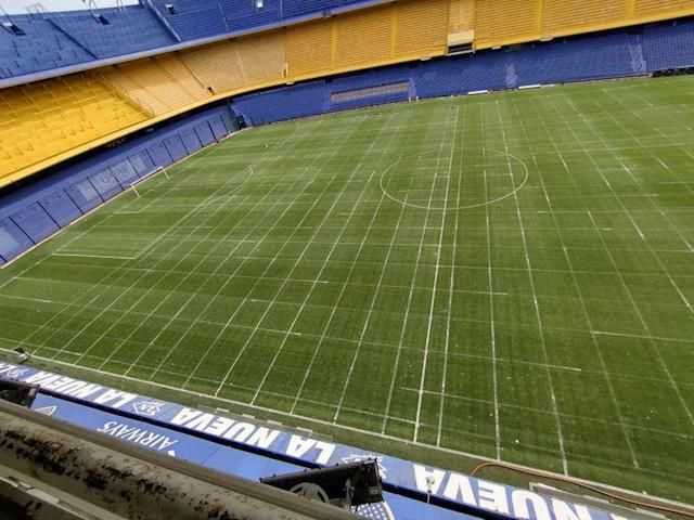 Así están las obras que inició Boca Juniors en La Bombonera para mejorar el drenaje
