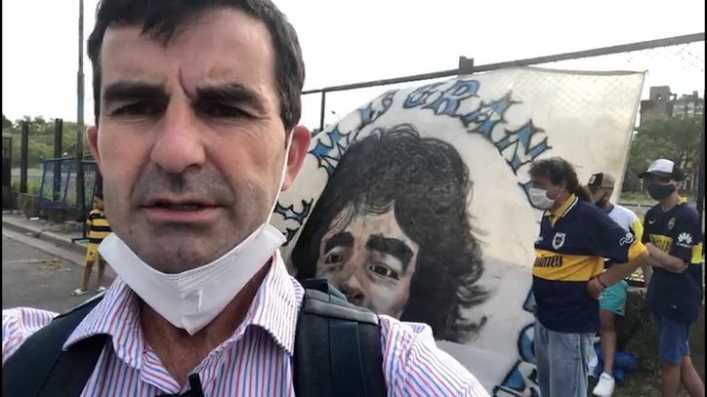 Así se vive un partido en una Bombonera vacía