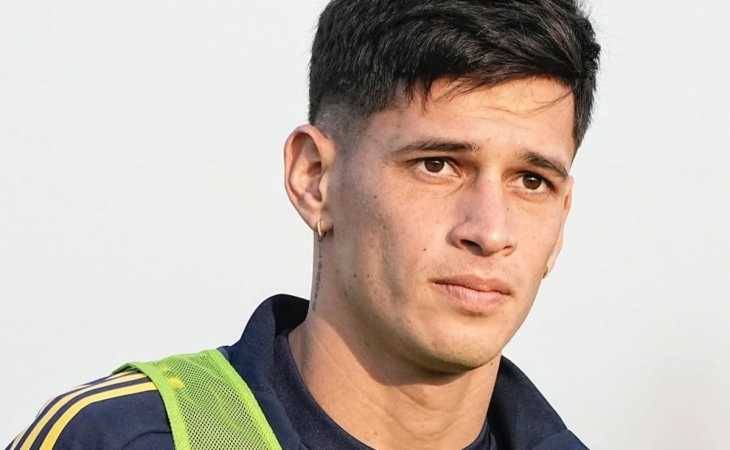 Baja en Boca: Brian Aguirre no pudo entrenarse este jueves en el predio de Ezeiza