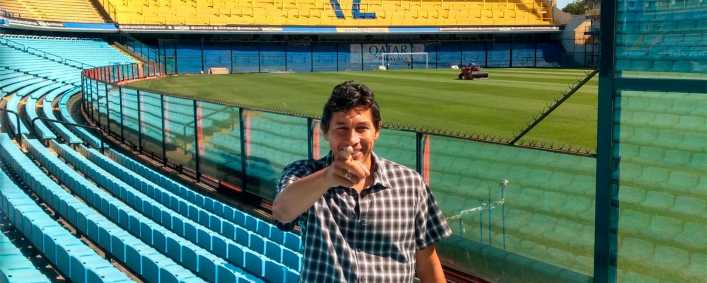 Bermúdez y un mensaje sobre la Bombonera