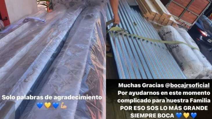 Boca ayudó a un futbolista de las inferiores que sufrió daños en su casa tras el temporal