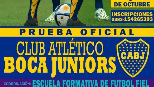 Boca busca talentos catamarqueños