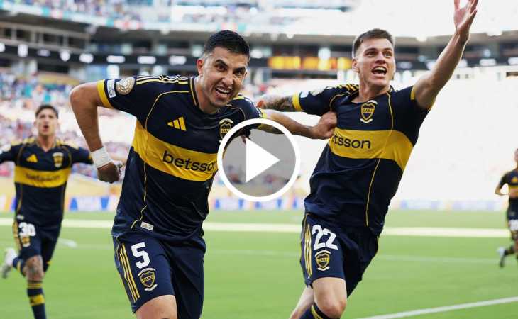 Boca cacheteó a Benfica: los goles de Merentiel y Battaglia para el 2-1