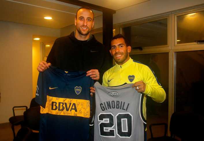 Boca despidió a Manu Ginóbili con un abrazo bostero
