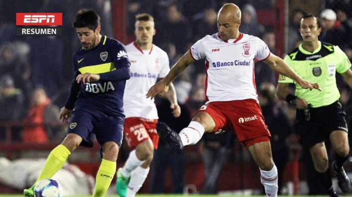 Boca empató 1-1 con Huracán y ya no depende de sí mismo para ser campeón