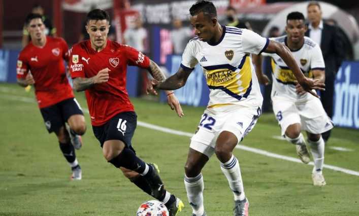 Boca falló un penal en el final y fue parda con Independiente