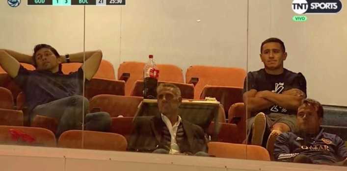 Boca ganó sin Riquelme en el palco