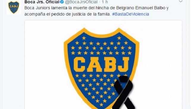 Boca Juniors puso crespón negro por la muerte de Balbo