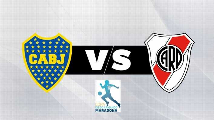 Boca Juniors vs River Plate: Horario y dónde ver el partido de la Copa Diego Maradona