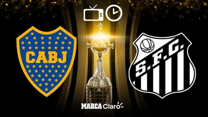 Boca Juniors vs Santos: Horario y cómo ver por TV la semifinal de ida de la Copa Libertadores