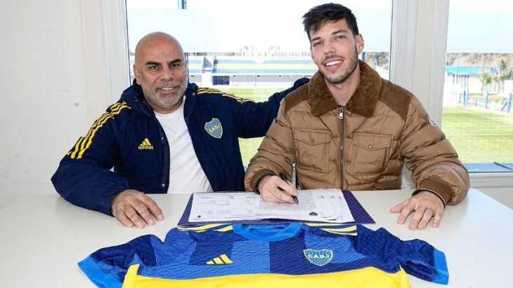 Boca presentó a Agustín Martegani como su quinto refuerzo con un video en el predio