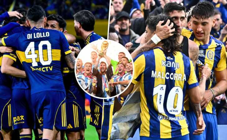 Boca-Rosario Central será histórico: el primer enfrentamiento entre campeones del mundo 2022