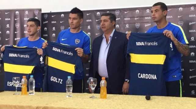 Boca se agranda: presentaron los tres nuevos refuerzos