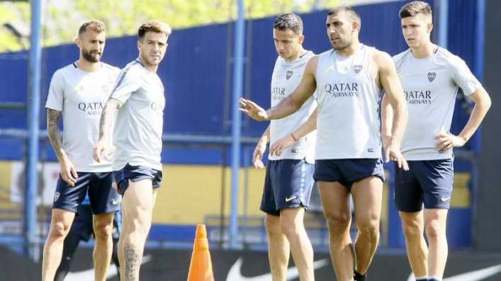 Boca se entrena pensando en Palmeiras