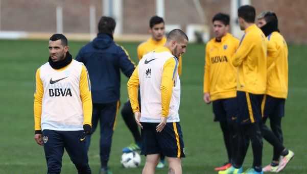 Boca se entrenó con un regreso y dos caras nuevas